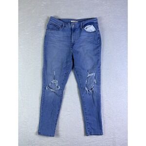 Levi's Jeans Womens 33 721  High Rise Skinny Denim Pants Bottoms Distressed